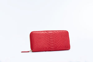 ZIPPED WALLET - RED