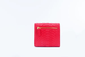 SMALL FLAP WALLET - RED